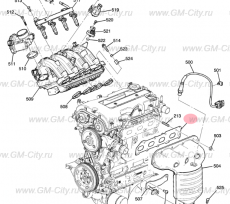 Прокладка коллектора выпускного Chevrolet Volt I
