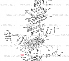 Клапан выпускной 1.4 Chevrolet Volt I