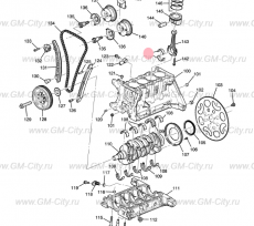 Вкладыши шатунные 0,25 2шт 1.4 Chevrolet Volt I