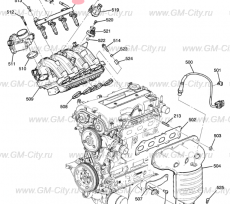 Топливная рампа Chevrolet Volt I