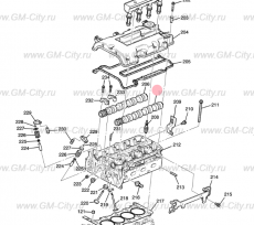 Распредвал выпускной 1.4 Chevrolet Volt I