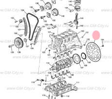 Маховик 1.4 Chevrolet Volt I