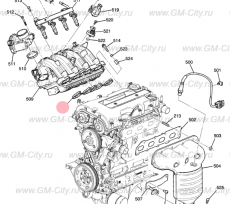 Прокладка коллектора впускного Chevrolet Volt I