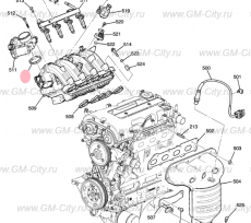 Прокладка дроссельной заслонки Chevrolet Volt I