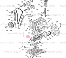 Коленвал 1.4 Chevrolet Volt I