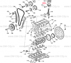 Поршень 1.4 Chevrolet Volt I