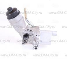 Радиатор масляный двигателя 1.4 в сборе с корпусом фильтра gm Chevrolet Cruze