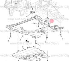 Подрамник Chevrolet TrailBlazer III