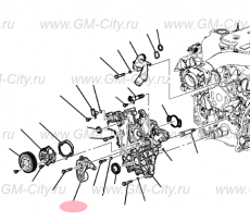 Натяжитель приводного ремня 3,2 Chevrolet Captiva C100