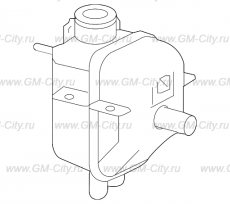 Бачок расширительный правый Chevrolet Volt II