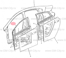 Дверь передняя левая Chevrolet Volt II
