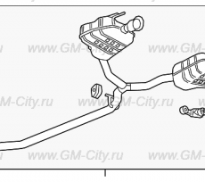 Глушитель задний Chevrolet Traverse II