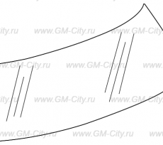 Стекло заднее Chevrolet Traverse II