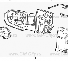 Зеркало левое Chevrolet Volt II