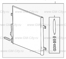 Радиатор кондиционера Chevrolet Traverse II