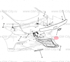 Фонарь правый Chevrolet Volt II