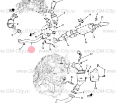 Приемная труба Chevrolet Traverse II