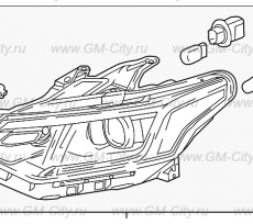 Фара левая Chevrolet Traverse II
