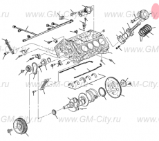Поршень двигателя Cadillac SRX І