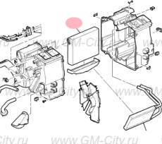 Радиатор кондиционера Cadillac SRX І