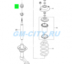 Отбойник переднего амортизатора Chevrolet Lanos
