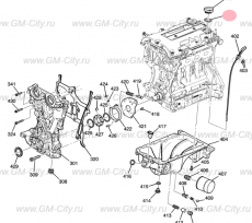 Прокладка крышки маслозаливной горловины Chevrolet Volt I