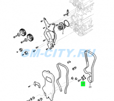 Ролик ремня грм натяжной 2,4 Chevrolet Captiva C100