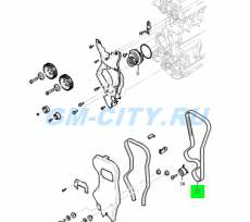 Ремень грм 2.4 Chevrolet Captiva C100