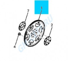 Маховик двигателя 2,4 автомат Chevrolet Captiva C100