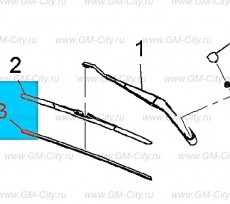 Стеклоочиститель ветрового стекла Chevrolet Malibu