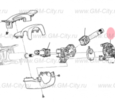 Контакт рулевой колонки Cadillac CTS ІІІ