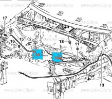 Протектор капота Chevrolet Cobalt