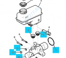 Цилиндр тормозной главный Chevrolet Captiva C100