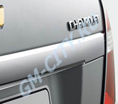 Хромированная накладка крышки юагажника Chevrolet Aveo T250