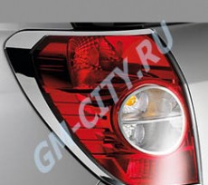 Накладки задних фонарей (хром) Chevrolet Captiva C100