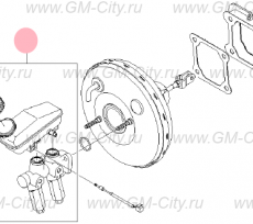 Цилиндр тормозной главный Chevrolet Aveo T255