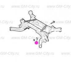 Шайба сход развального болта Chevrolet Captiva C140