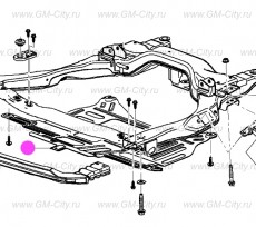 Защита моторного отсека Chevrolet Spark M300