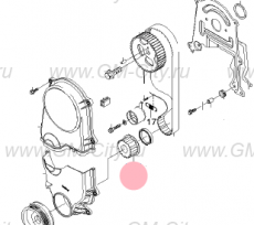 Шестерня коленвала Chevrolet Spark M200