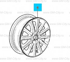 Колесо переднее и заднее Chevrolet Cobalt