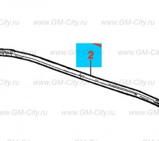 Нащельная рейка заднего капота Chevrolet Cobalt