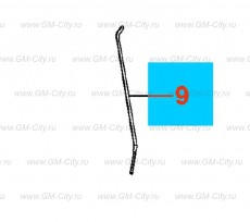 Наружная ручная тяга передней боковой двери Chevrolet Cobalt