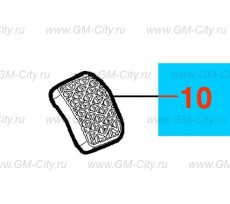 Вкладыш педали сцепления Chevrolet Cobalt