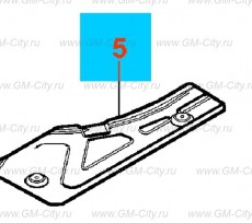 Защита глушителя задняя Chevrolet Cobalt