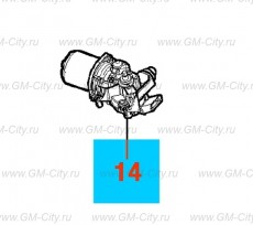 Двигатель стеклоочистителя ветрового стекла Chevrolet Cobalt