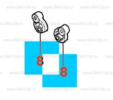 Изолятор глушителя передний Chevrolet Cobalt