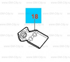 Кронштейн переднего крыла верхний задний Chevrolet Cobalt