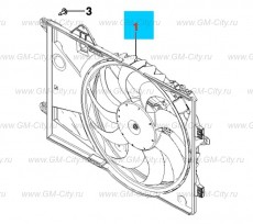 Кожух вентилятора Chevrolet Cobalt