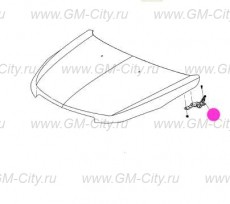 Петля капота левая Chevrolet Cruze