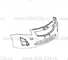 Бампер передний после 2013 года Chevrolet Cruze